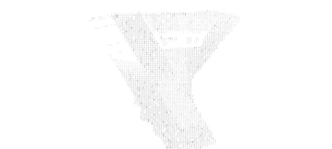 TARS walking ASCII art